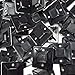 Cable Tie Mounts Self Adhesive Clips Wire Tie Base (25mm x 25mm) - Premium Grade Strength Screw-Hole Anchor Point Provides Optimal Strength (100 Black)