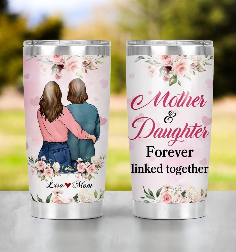 ORIWAVE You Are Doing A Great Job Mommy Happy First Mothers Day Personalized Tumbler Customized Name Travel Mug Gift For Wife Daughter Daughter In Law (Multi 10)