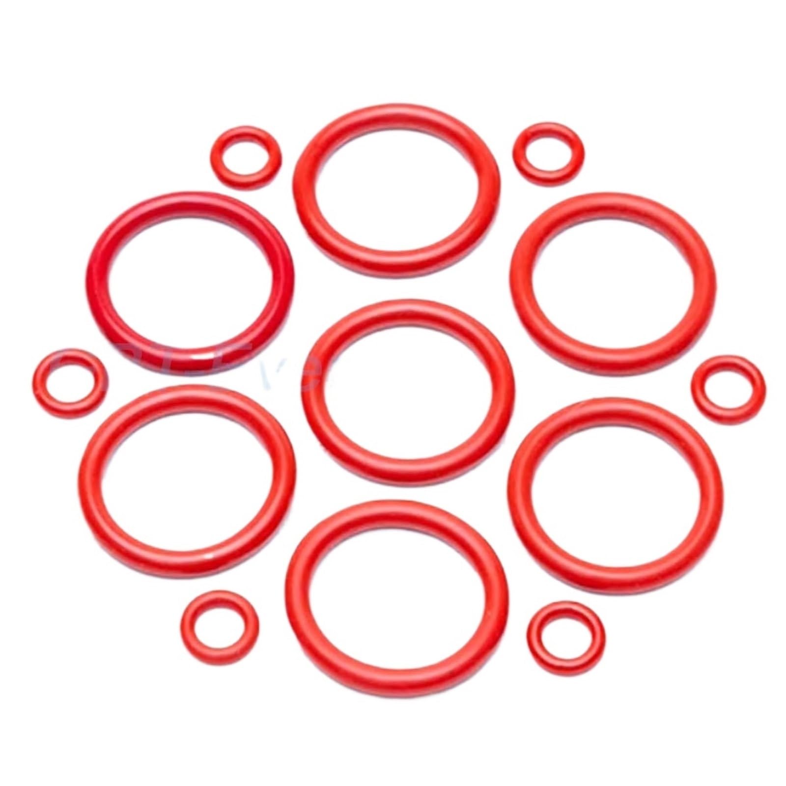Junta tórica de silicona roja CS 3,5mm OD 10mm ~ 320mm arandela de junta tórica de silicona anillo de sellado de calidad alimentaria impermeable y aislado(OD 61mm (20Pcs))