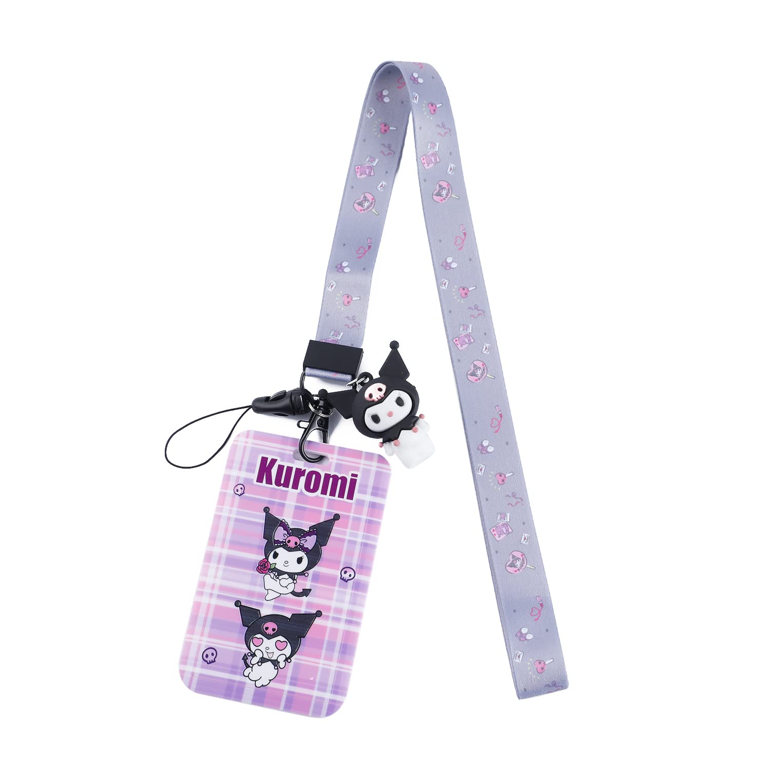 Buy Cinnamoroll Lanyard Kuromi ID Holder My Melody Badge Card Keychain