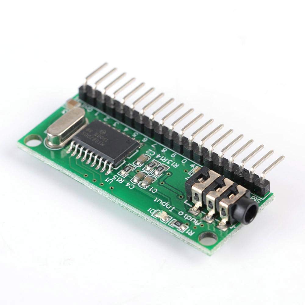 Scheda di decodifica audio, 16 canali DTMF MT8870 Decodificatore audio Telefono Regolatore di decodifica vocale per chiamate vocali telefoni cellulari e telefoni di rete fissa