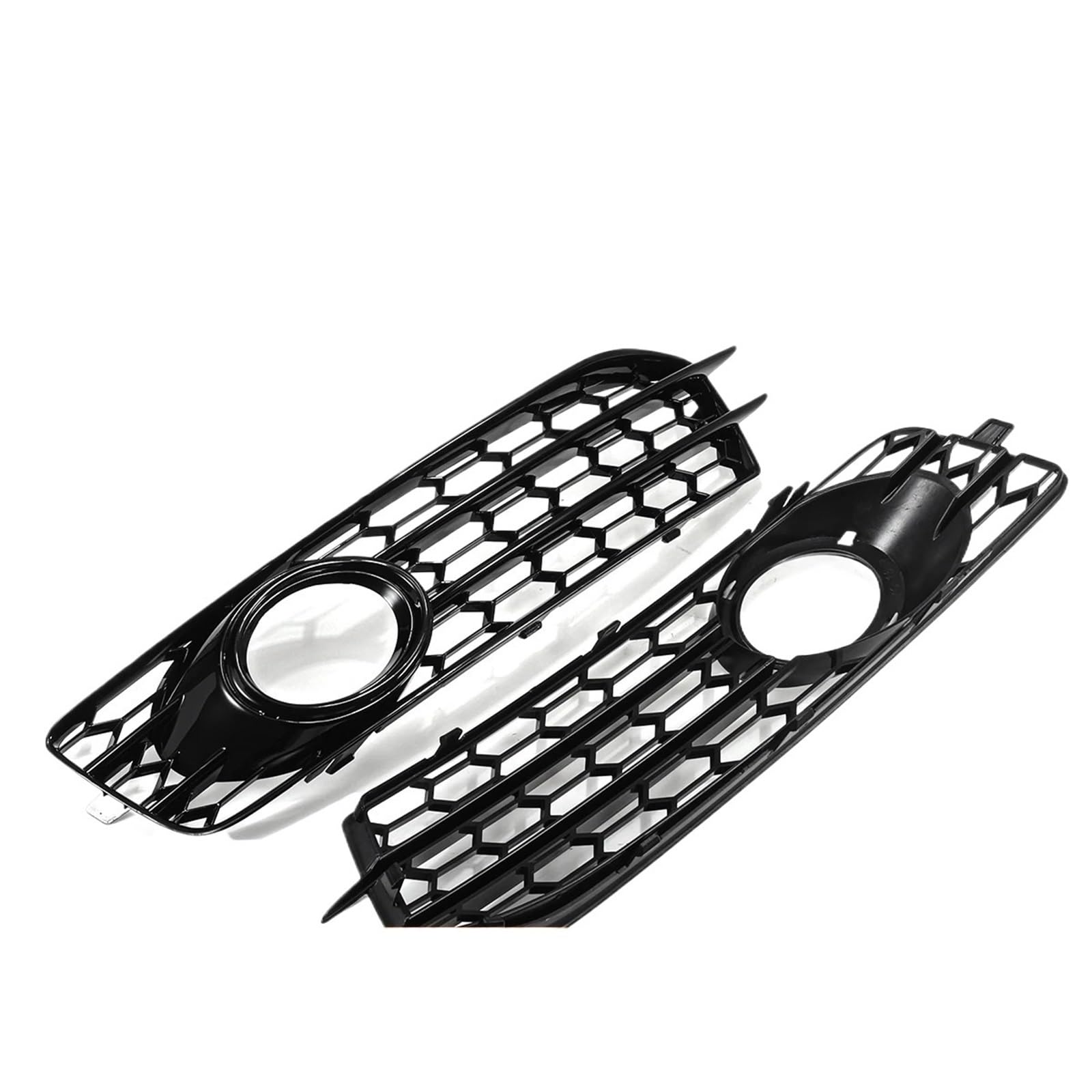 Pasuje do Audi A3 8P S-Line 2009-2012 Przedni zderzak Przeciwmgielne Grille 1 Para Plaster Miodu Siatka Przeciwmgielne Lampy Wyścigowe Grill Pokrywa