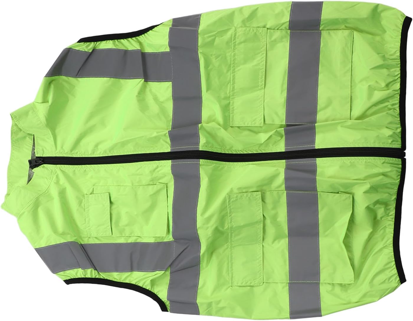 Cooling Vest Lightweight Fan Powered Heat Stress Relief Suitable for Worker USB Rechargeable Polyester Reflective Stripes