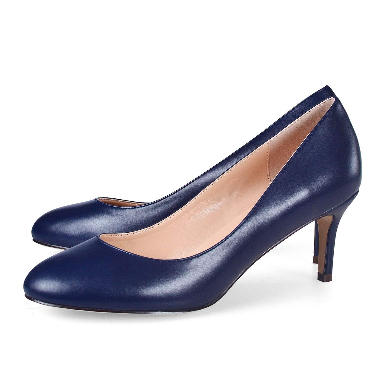 Castamere Donna Tacco a Spillo Punta Arrotondata Medio Tacco Scarpe col Tacco 6CM