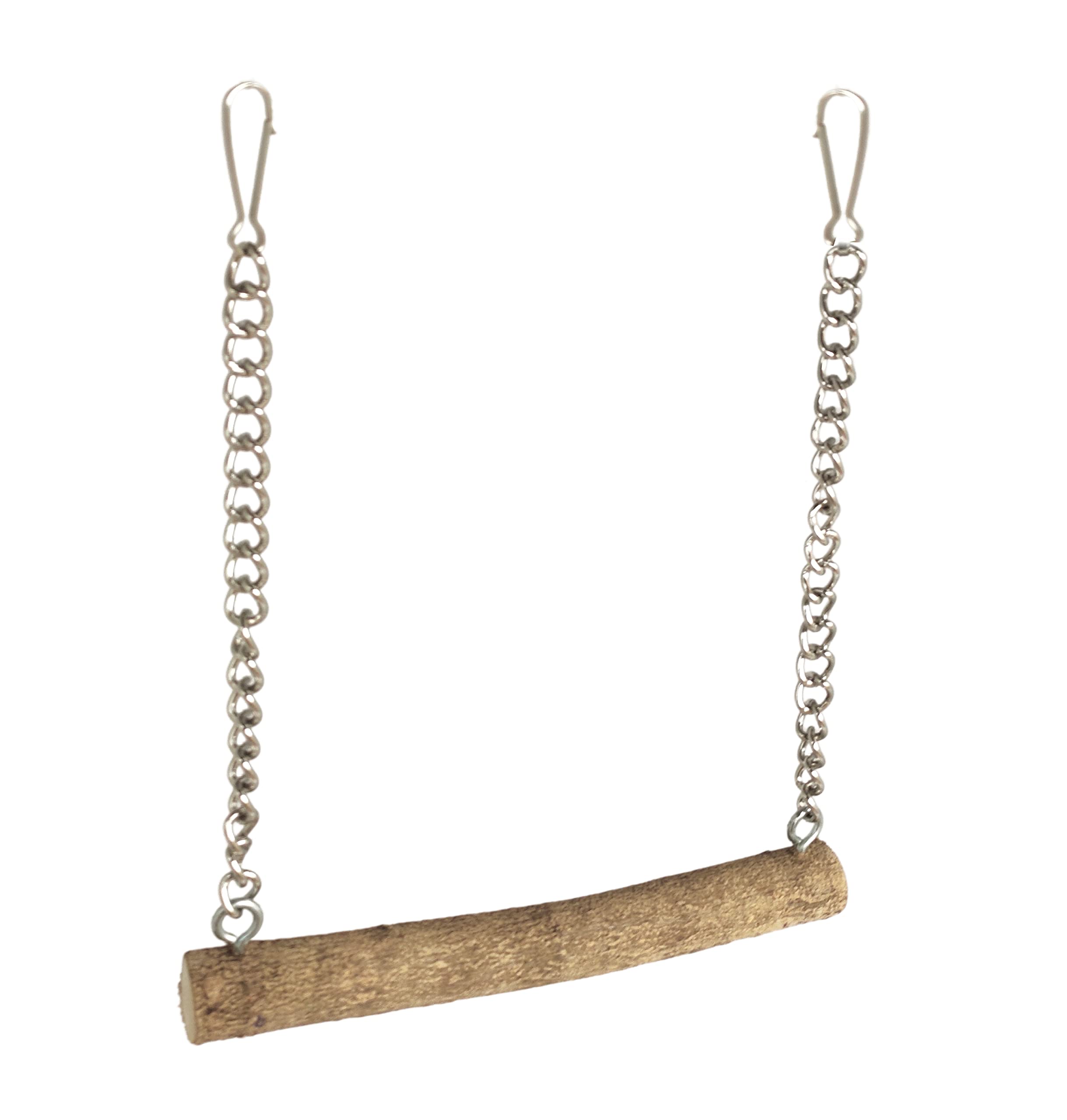KSK Bird Swing Toy Bird Parrot Swing Chewing Toys, Large Natural Wooden Parrots Swing Stand Toys for Budgies, Canaries, Parakeets Lovebirds, Cockatiels,Grey Parrot Cage Accessories(Medium) (B09YTB9L7X) Amazon Price History, Amazon Price Tracker