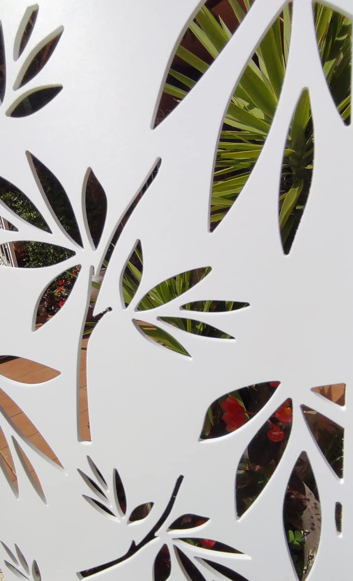 Celosía Jardín Decorativa PVC 100 x 150 cm | Celosía Jardín | Valla Jardín Exterior | Separador Ambientes PVC | Valla Terraza Jardín | Celosía PVC