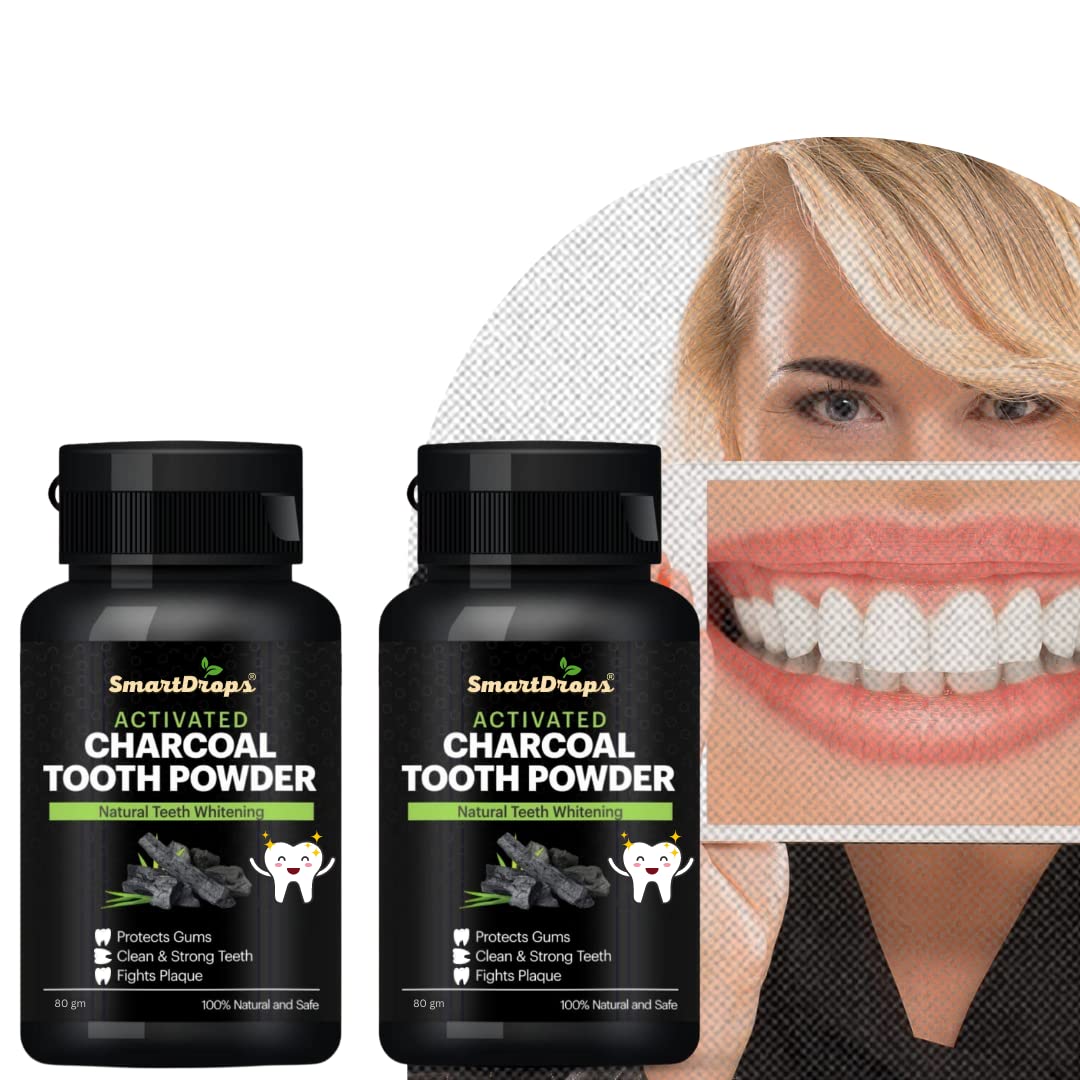 Teeth Whitening Powder - Enamel Safe Teeth Whitener - Suitable for Sensitive teeth - 80 gm - Pack of 2-picture-22