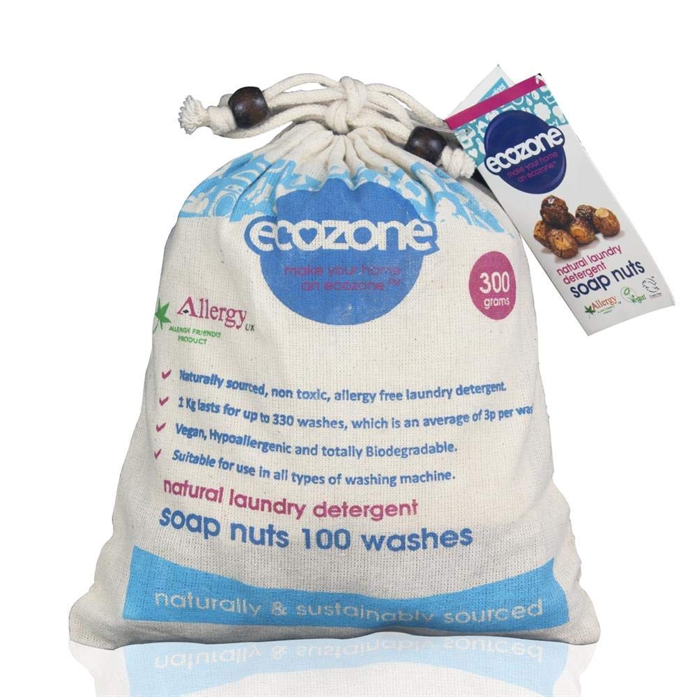 Sponsored Ad – Soap Nuts Natural Laundry Detergent, 100% Organic Biodegradable Washing Machine Pellets, Plastic Free, Effective Eco Cleaning for Clothing & Fabrics, Hypoallergenic & Vegan Friendly (300g Bag)