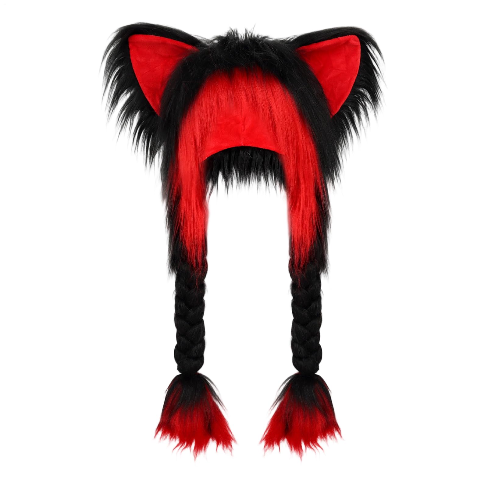 Cat Ears Hat - Plush Cosplay Winter Headwear | Winter Plush Cat Ear Hat | Soft Animal Ear Cap, Tassel Costume Accessory For Adults Women Children Kids Party Holiday Warm Gift