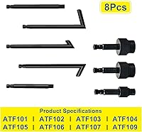 Vista 5 de Prokomon Bomba de fluido de transmisión de 3 litros Sistema de llenado de aceite Herramienta de bomba de transferencia de fluidos con 8 adaptadores