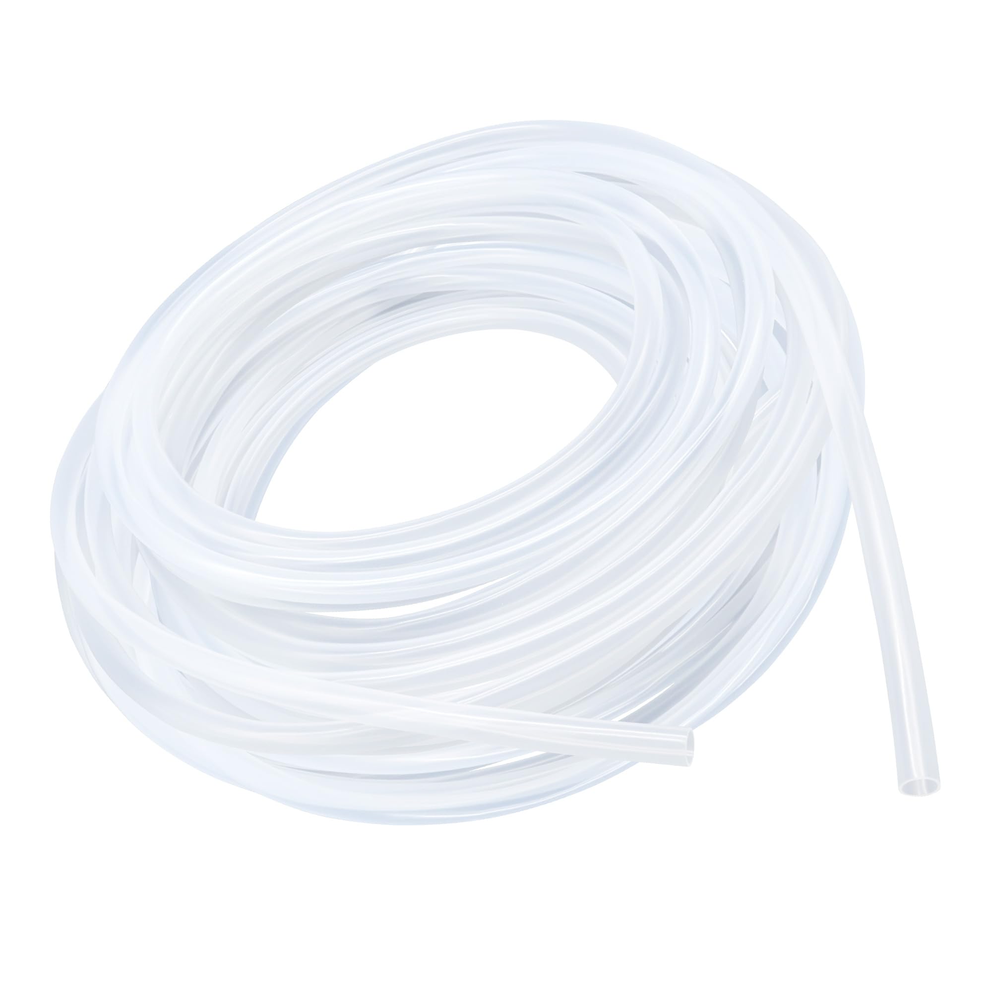 Lavmhab Transparent Silicone Tubing Food Grade Hoses 6Mm X 8Mm, Length 10 Meters (32.8Ft), Flexible Silicone Rubber Tube Air Hose Water Pipes