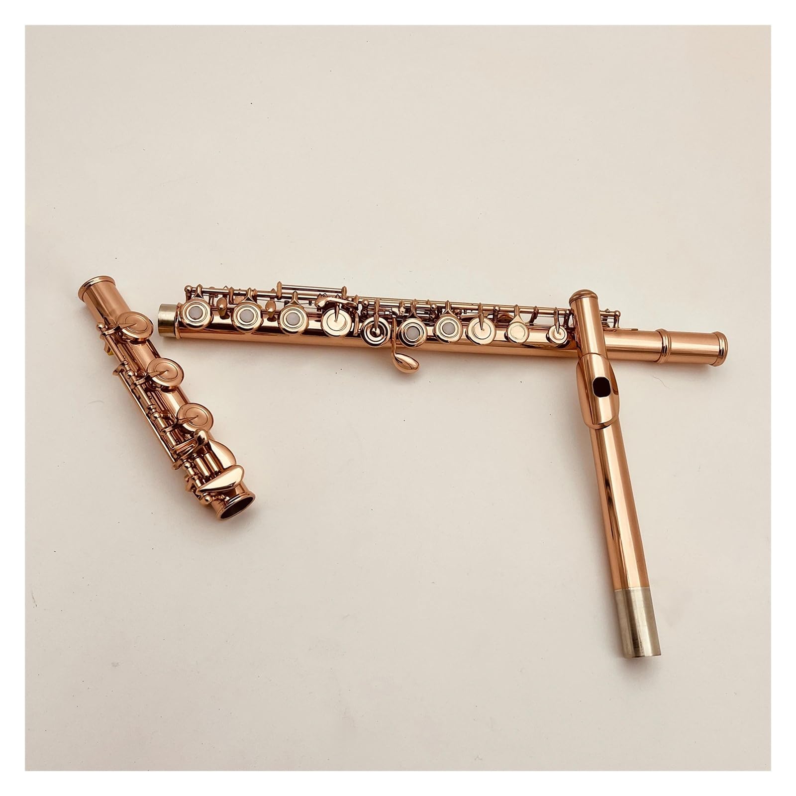 ちょっと珍しいパープル色のフルート （付属品7点付）初心者・入門