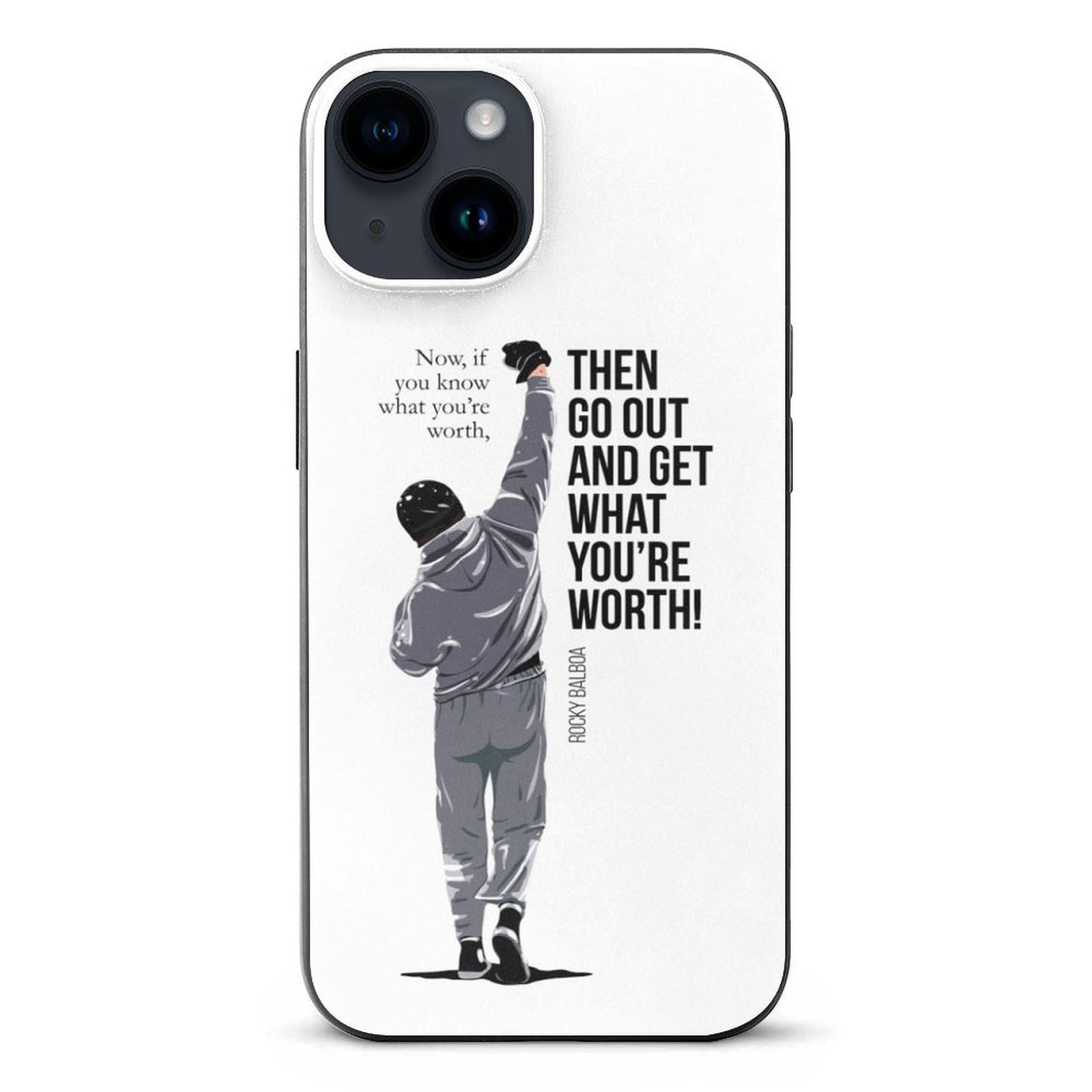 Amazon.co.jp: iPhone14 ケース ロッキー 映画 アイフォン14 用カバー