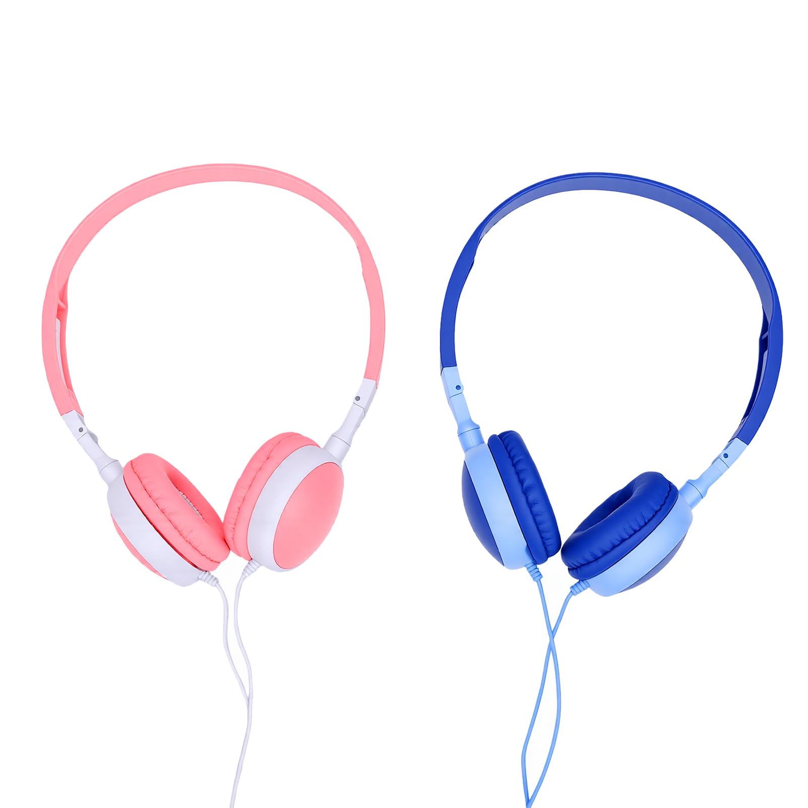 Focket Cuffie Cablate per Bambini 12 Paia Cuffie per Aula con Cavo Jack da 3,5 Mm da 4 Piedi, Pieghevoli Regolabili per Apprendimento Scolastico Bambini Adolescenti, Suono Stereo per Viaggi Esami