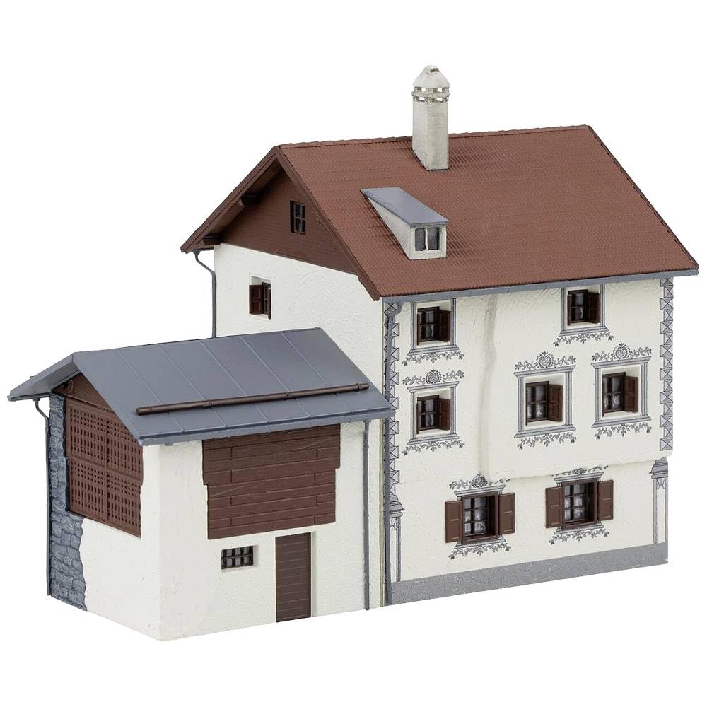Bündnerhaus Bergün kit de construction bois découpe laser précise