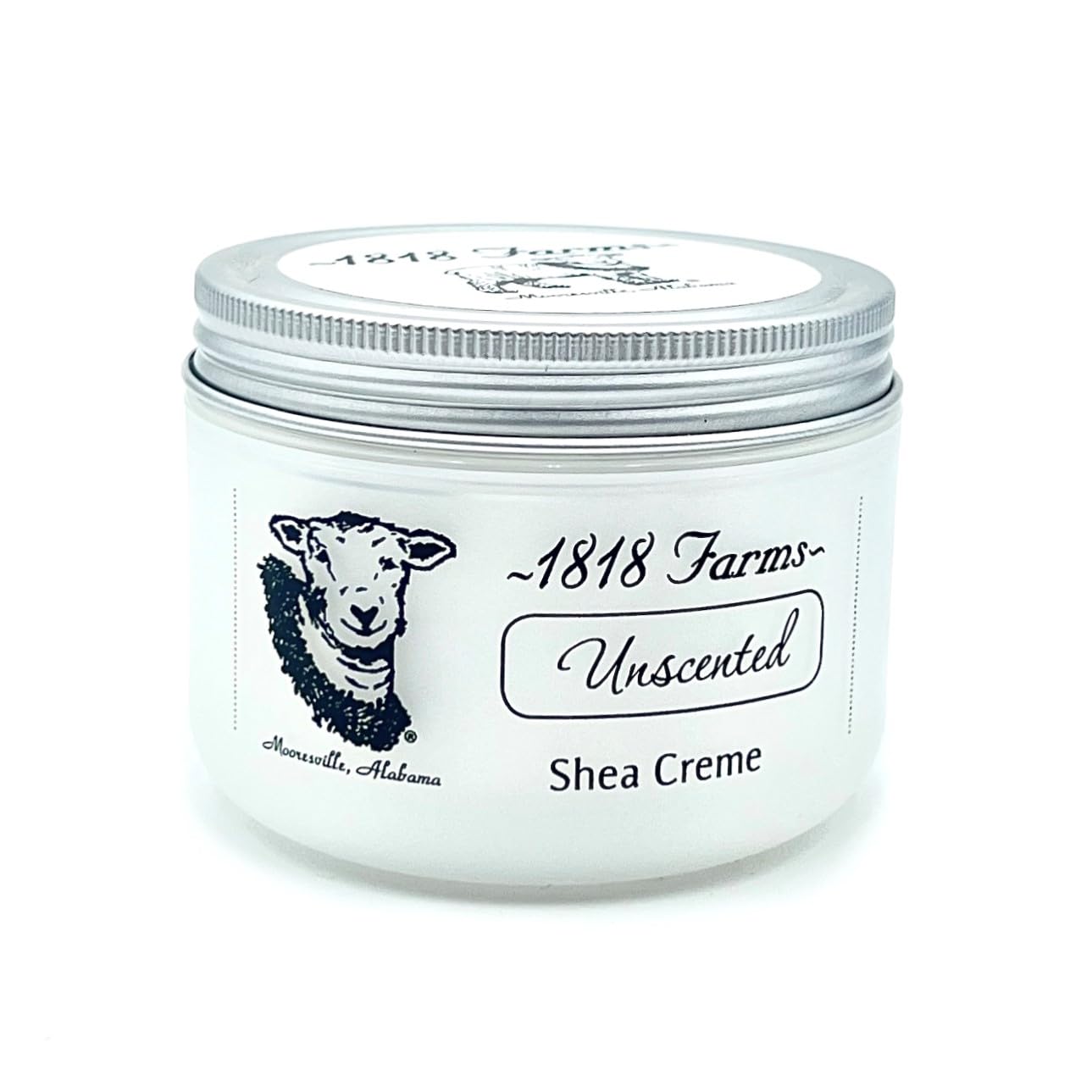 1818 Farms Shea Creme, 8 Fluid Ounces (Unscented)