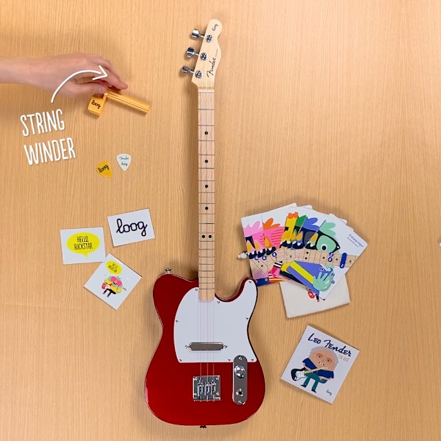 Amazon.com: Fender x Loog Telecaster kids electric guitar 3