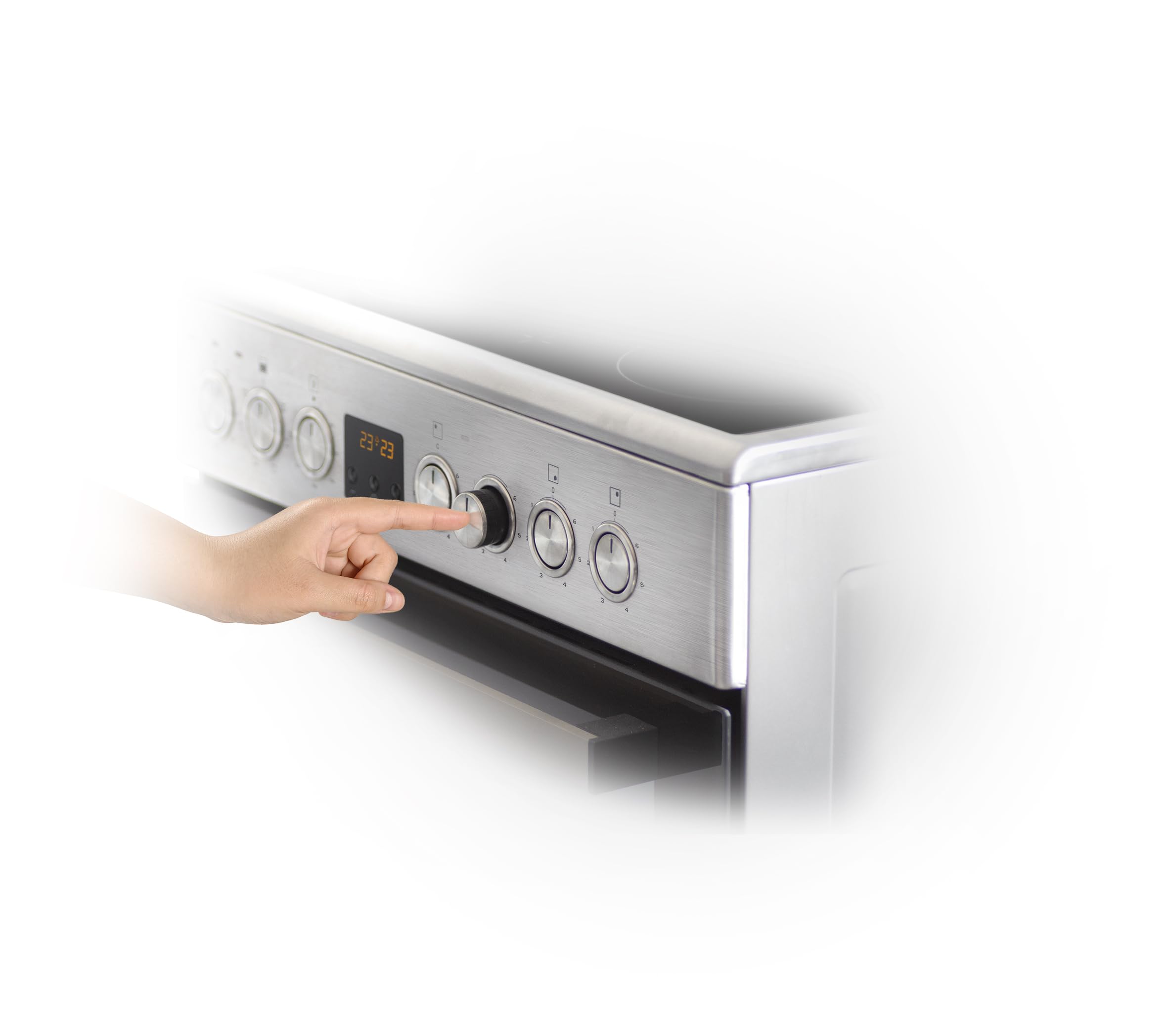 Schneider SCCG64DO-BM - Cuisinière double four 4 feux gaz Black mat - 5