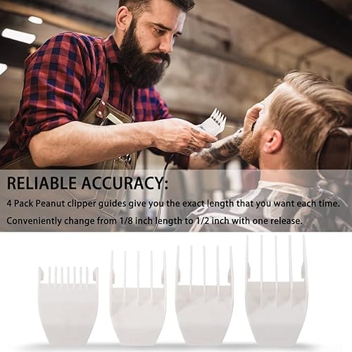 Miniatura 7 de Paquete de 2 cuchillas de repuesto profesionales para cortadora de cacahuete #2068-300, compatibles con cortadora de pelo Wahl Peanut