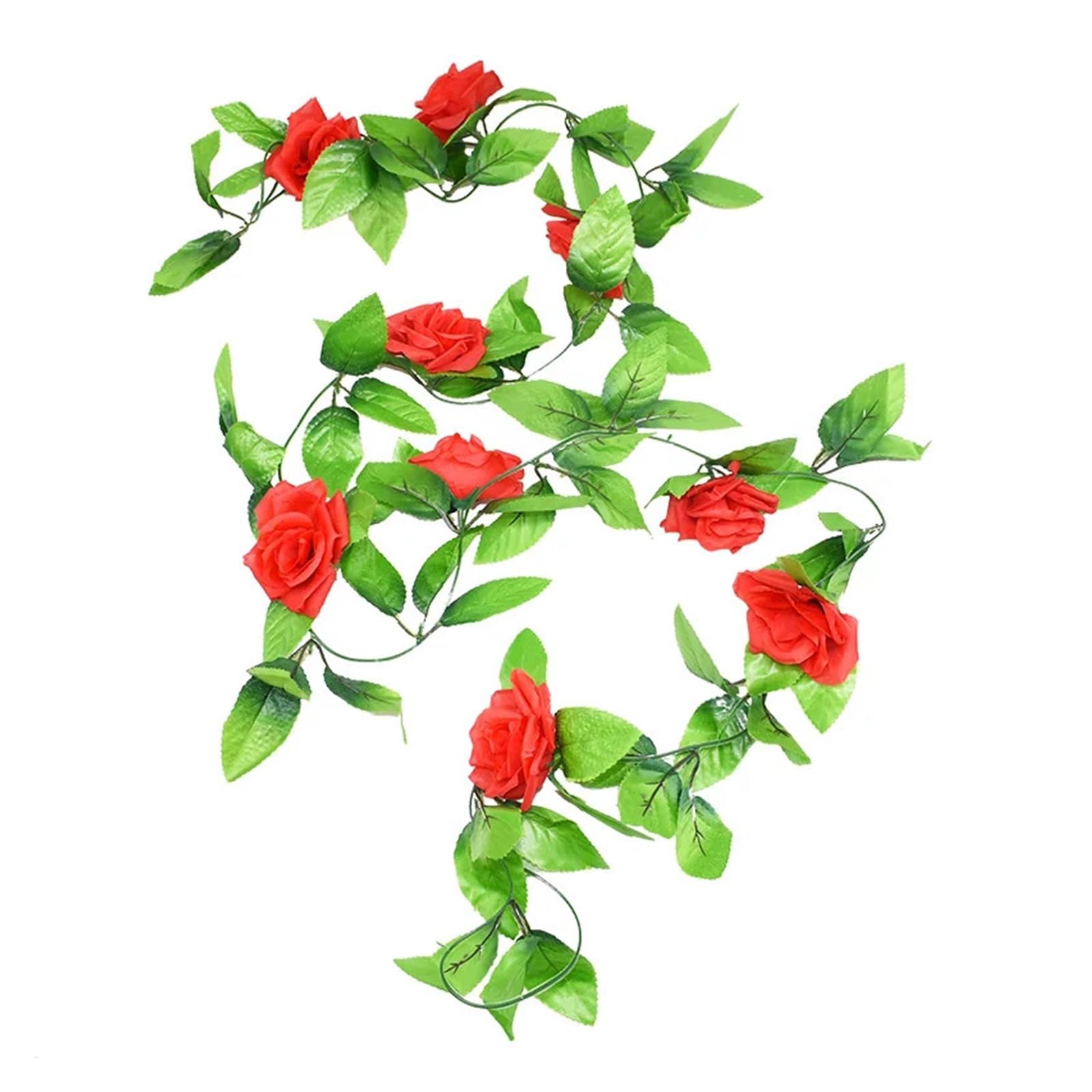 DSFIHJO Artificial Flower Vine Fake Ivy Wisteria Flowers Artificial Plant Vine Garland for Room Garden Decorations Wedding Arch Floral Decor(230cm H06)