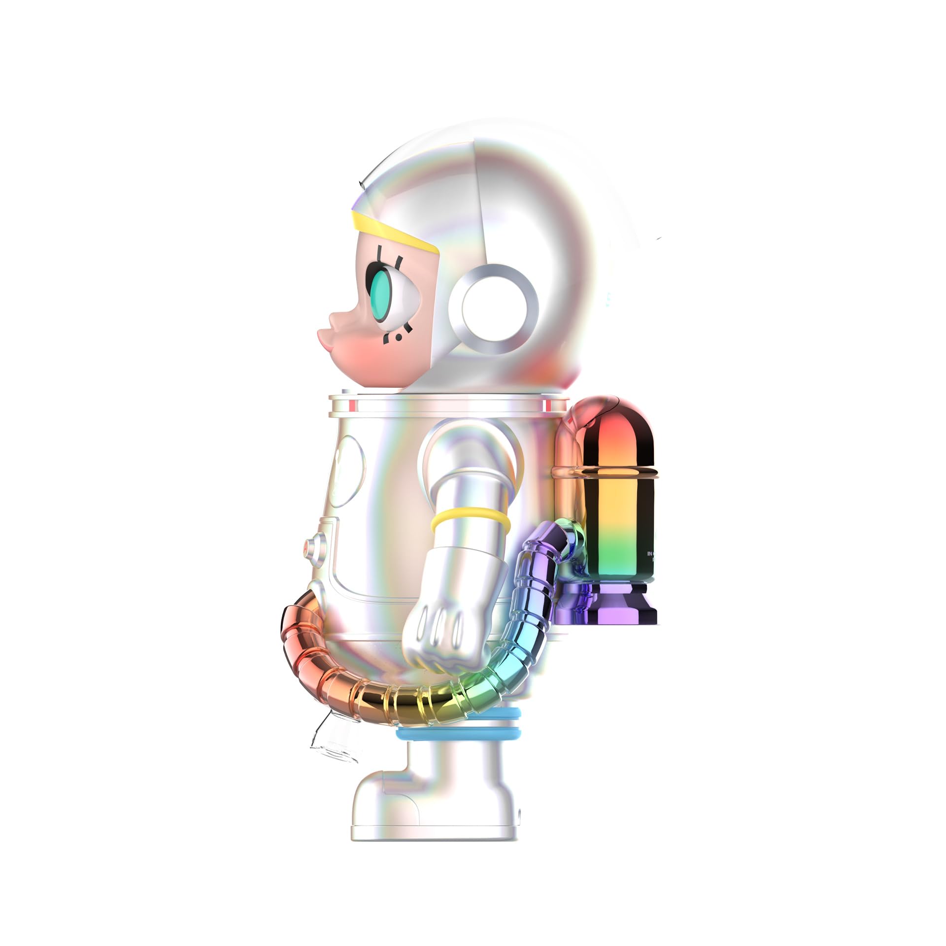 Amazon.com: POP MART MEGA Space Molly 400% Rainbow 2.0 11.6in/29.5