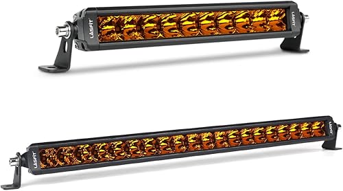 Miniatura 1 de Lasfit Barra de luz ámbar de 12 y 22 pulgadas