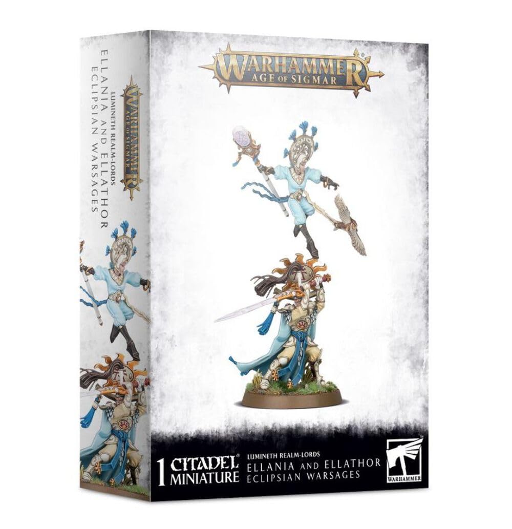 Games Workshop Warhammer AoS Lumineth Realm-Lords Ellania & Ellathor