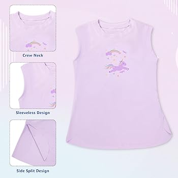 FLYISH DIRECT Set Meisjes Shorts En Top - UPF 40+ Zonwering Sneldrogend Sport