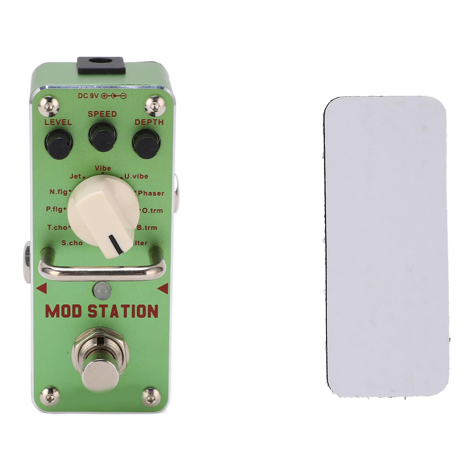CHICIRIS Pedal de Efectos de Guitarra, Conjunto de Modulación de Metal para Guitarra Eléctrica, Diseño Liviano con Modos Phaser y Pitch Shifter para Músicos