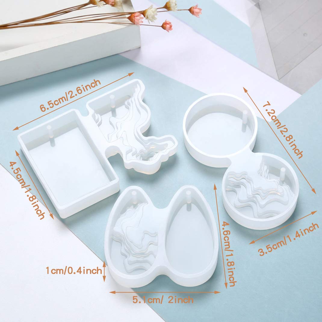Stampi in silicone con base quadrata fai da te all'ingrosso