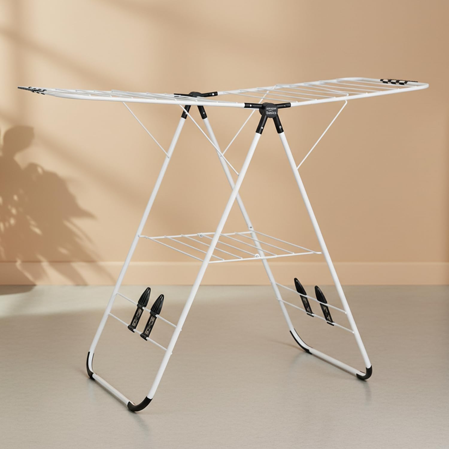 Amazon Basics - Foldable Clothes Drying Stand with Weather Resistant A