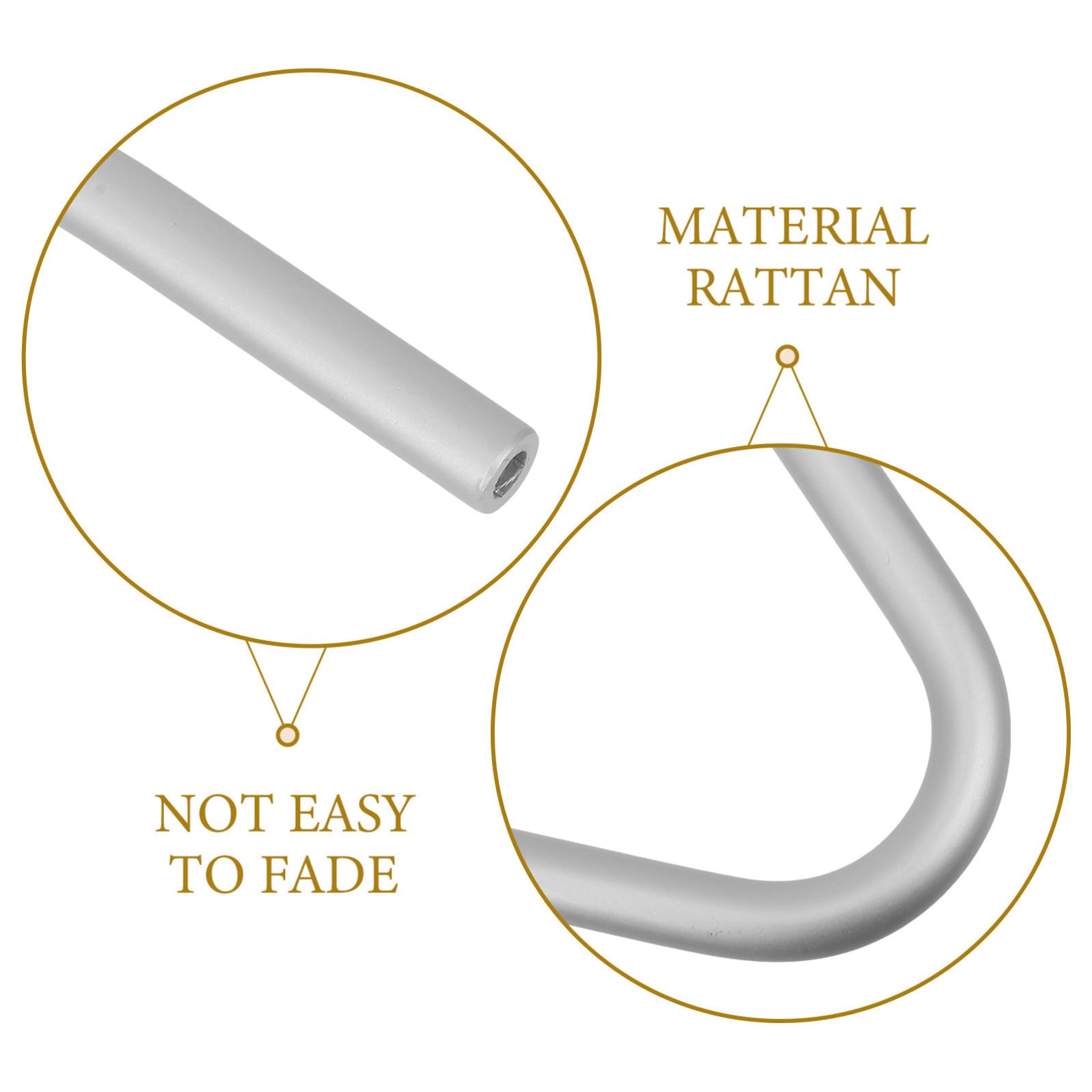 5 Pezzi Grucce Robuste in Lega di Alluminio per Abiti e Maglioni Design Aperto Salvaspazio e Resistente All'usura per Armadio Elegante Argento