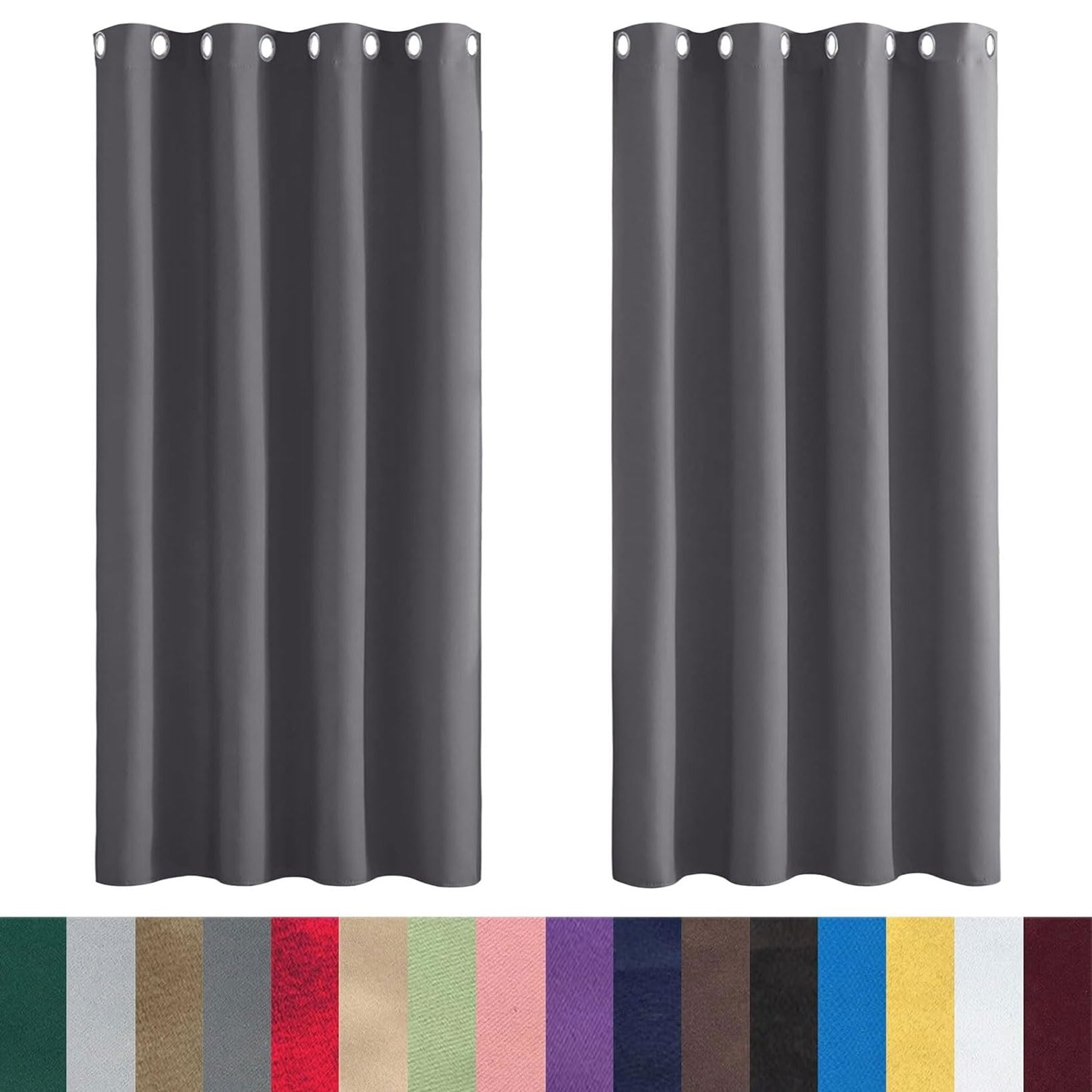 Rideau thermique anti chaleur 130 x 80 cm pour bloquer la lumière de la chambre