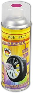 Vetrineinrete® Vernice Spray per Cerchi Auto bomboletta per verniciare dipingere Cerchioni Moto Removibile Smalto Pellicola AntiGraffio 400 gr Vari Colori (Viola) M12