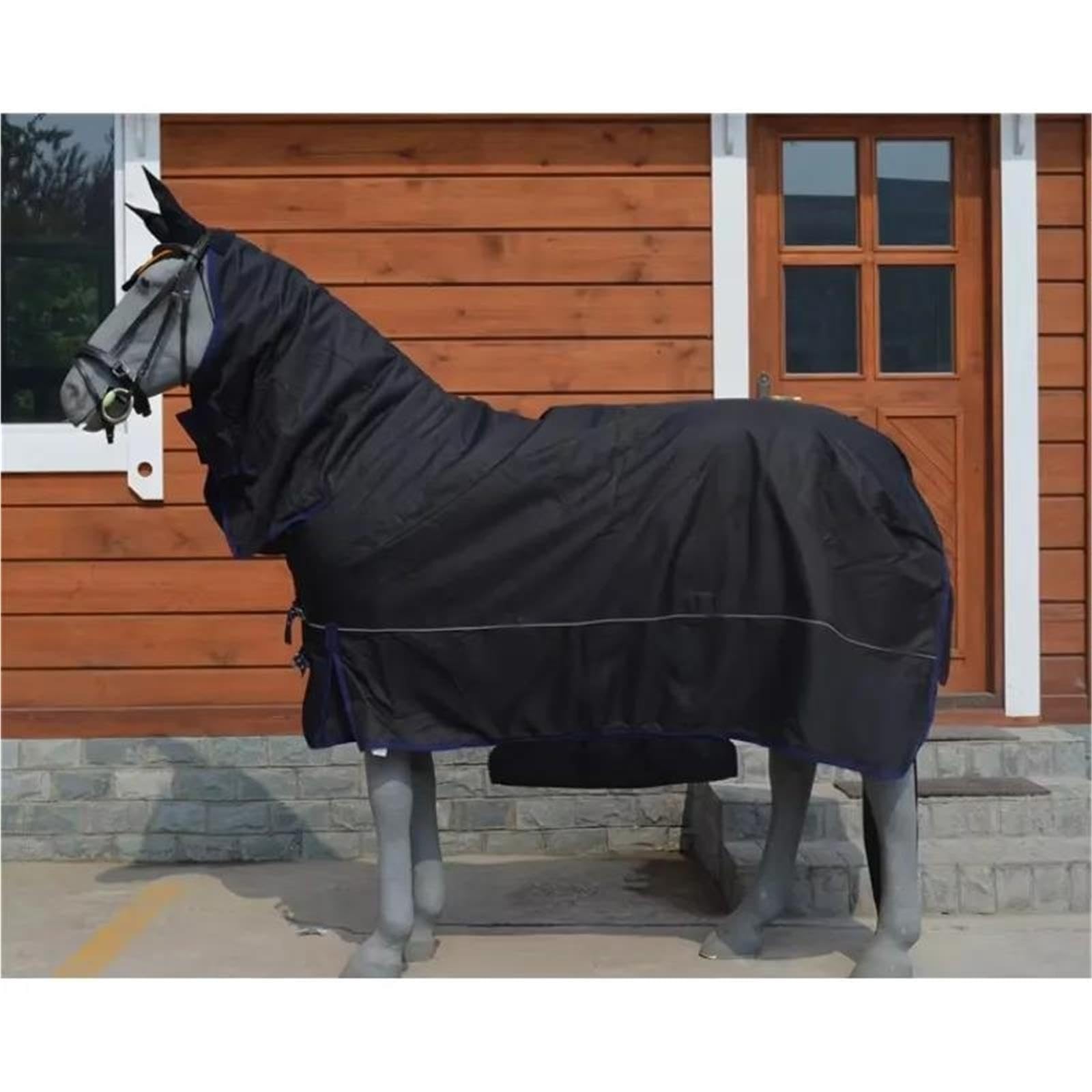 Coperte Invernali for Cavalli Con Coperta for Il Collo | Coperte for affluenza Equipaggiamento Equine Horseware Combo Stalla