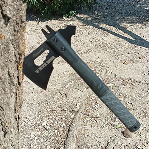 {Hachas de Supervivencia Tactica Hachas TS Knife Hacha Tomahawk 330 | Longitud de la Hoja: 14 cm | Hacha táctica de Supervivencia para Aventuras de Supervivencia...