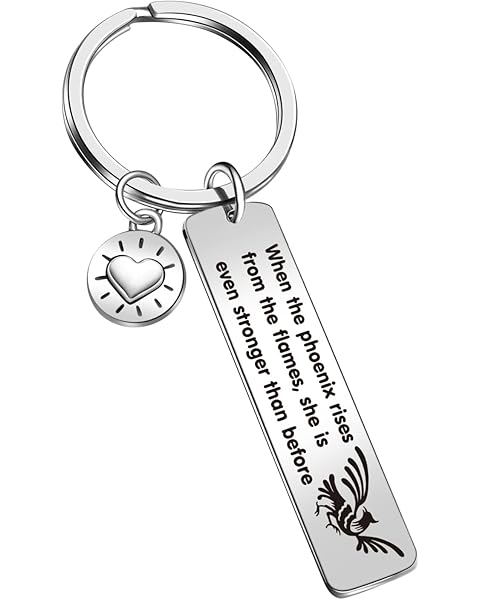 Phoenix Bird Keychain Phoenix Gifts Bird Lover Keychain Motivational Gifts for Best...