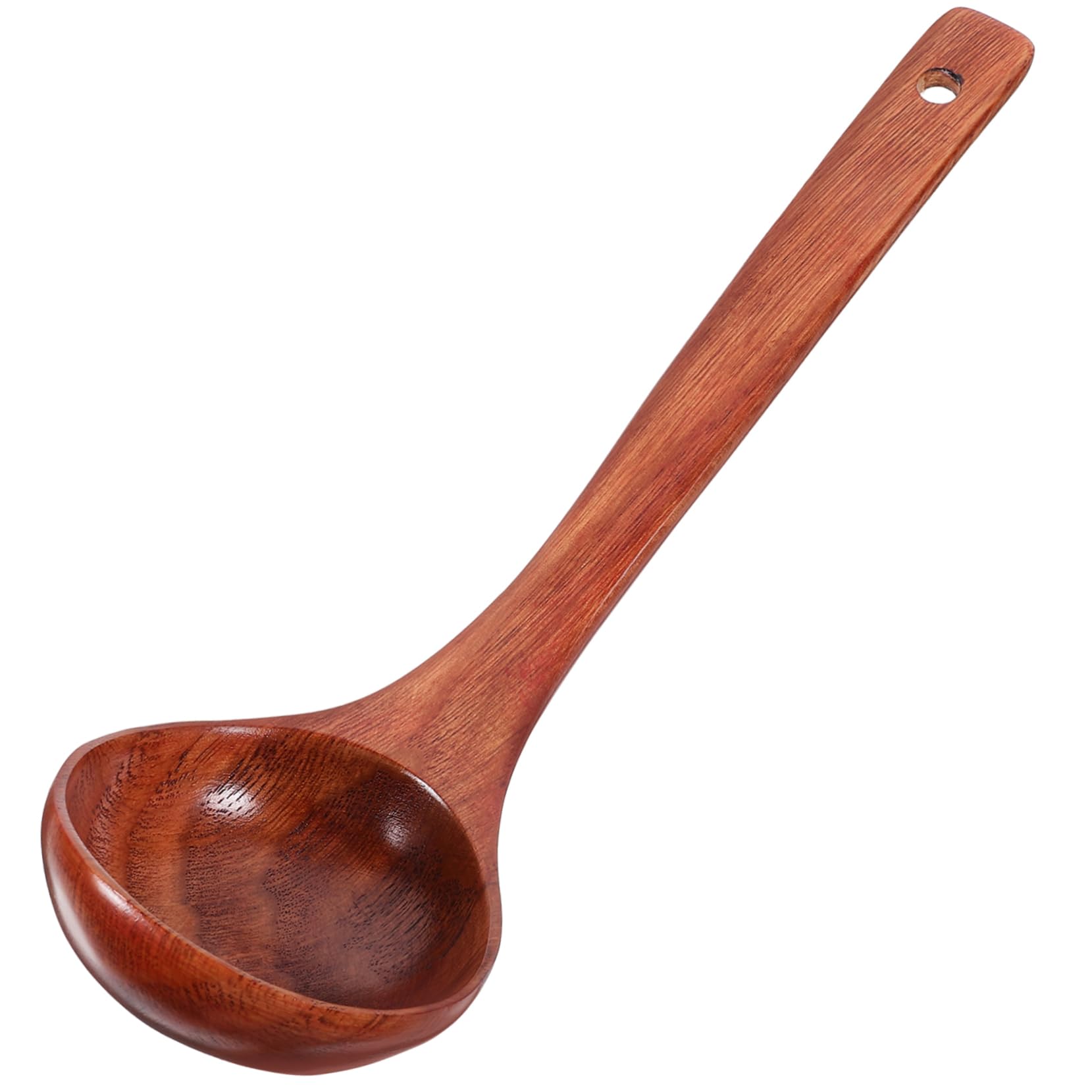 NAMOARLY Wooden Soup Ladle Large Size Cooking Ladle Asian Soup Spoons for Kitchen