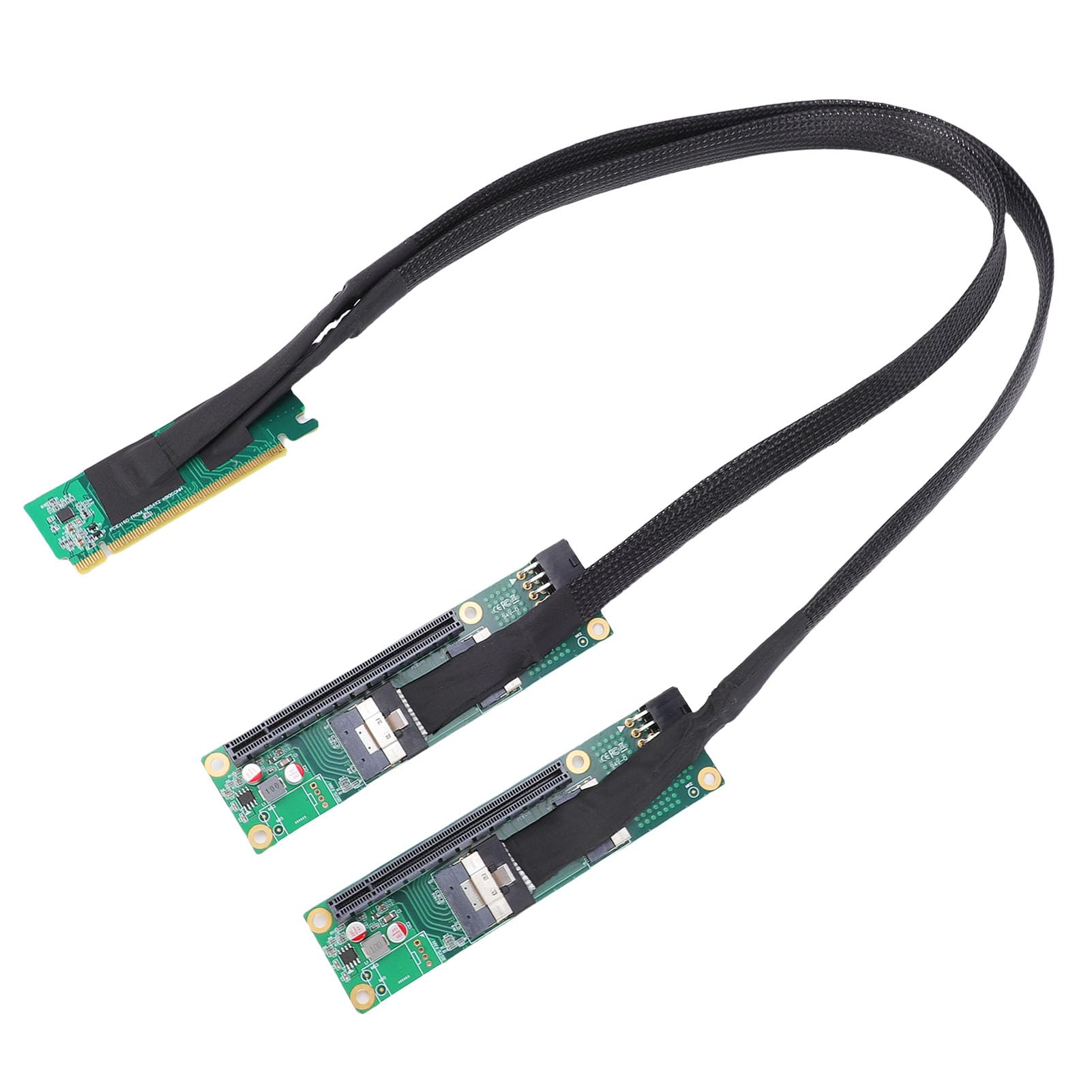 Vielseitiges PCIe 4.0-zu-SFF-8654-Extender-Adapterkabel, Hohe Leistung für Nahtlose Upgrades
