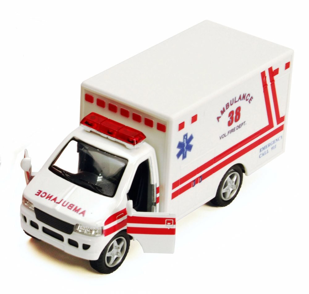 Showcasts Rescue Team Ambulance, White 5259DW - 5 Inch Scale Diecast Model Replica, but NO Box