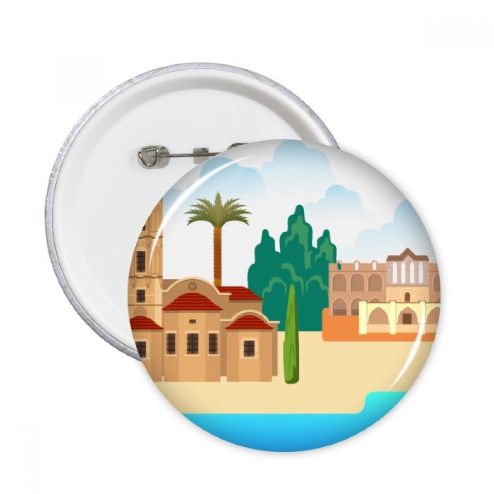 Broche Chypre bouton XL pour masquer un défaut ou décorer une veste - 3