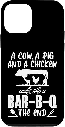 iPhone 12 mini A Cow, A Pig And A Chicken Walk Into A Bar B Q End Case