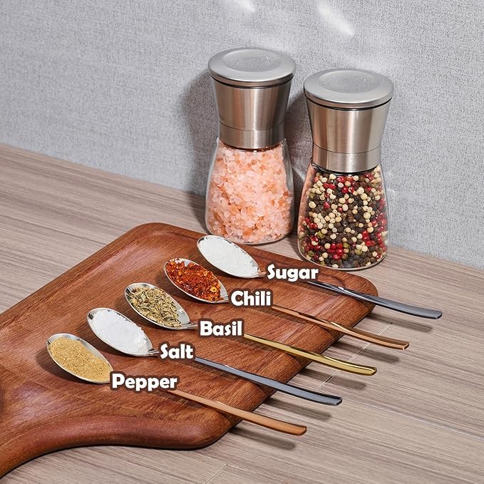 Image of Salt and Pepper Shaker Set (Pour Holde Mill) (Mini Pepper Mill 2 PCs)