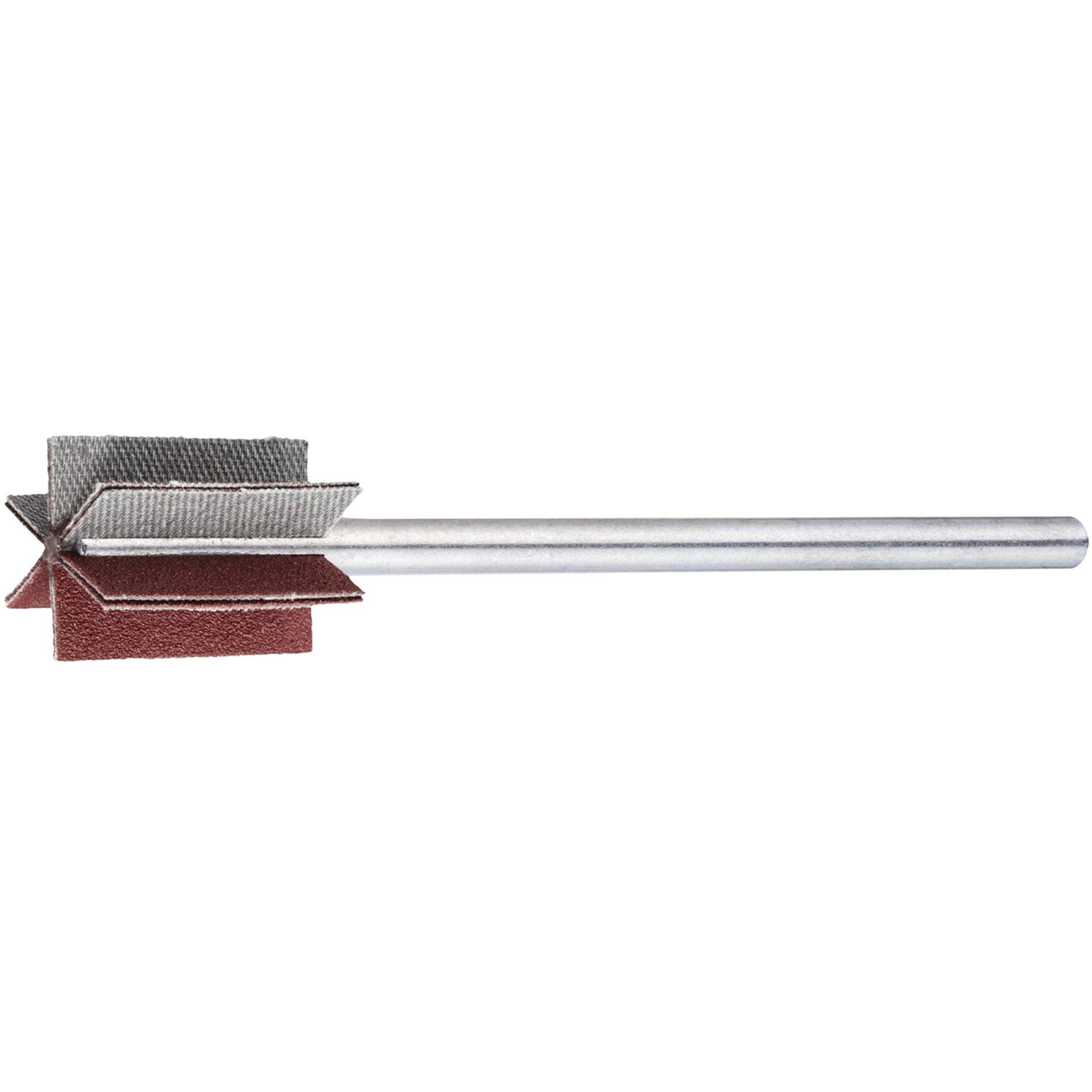 10x LUKAS Mini- Fächerschleifer Schleifmop Schleifstift MFS 15x10 mm 6x100 mm
