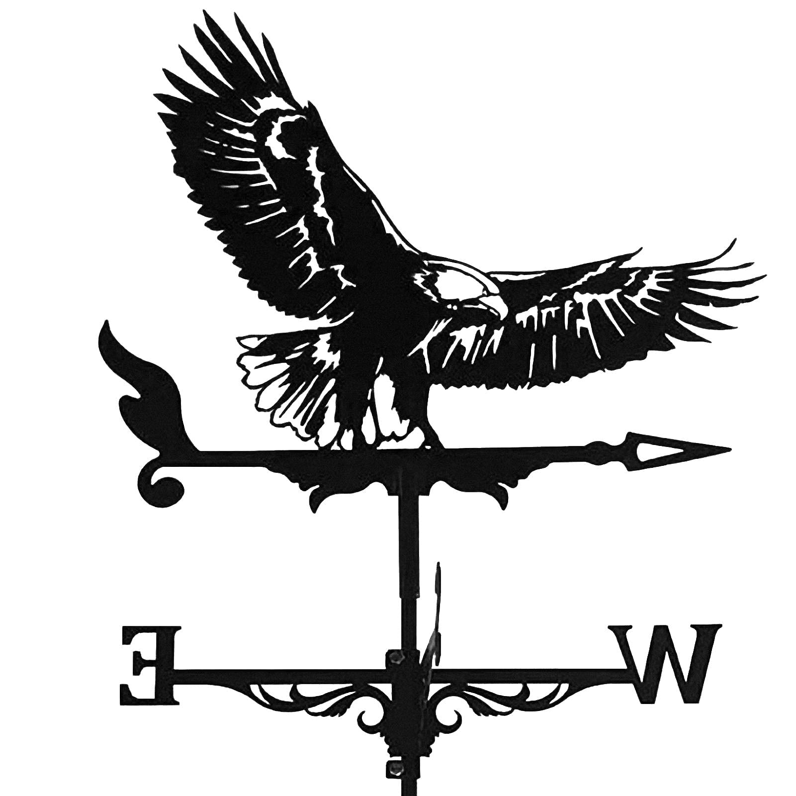 TAXXII wind vane Courtyard Metal Wind Vane Ornaments for Garden, Of Iron Art, Roof Mount, Animal Or