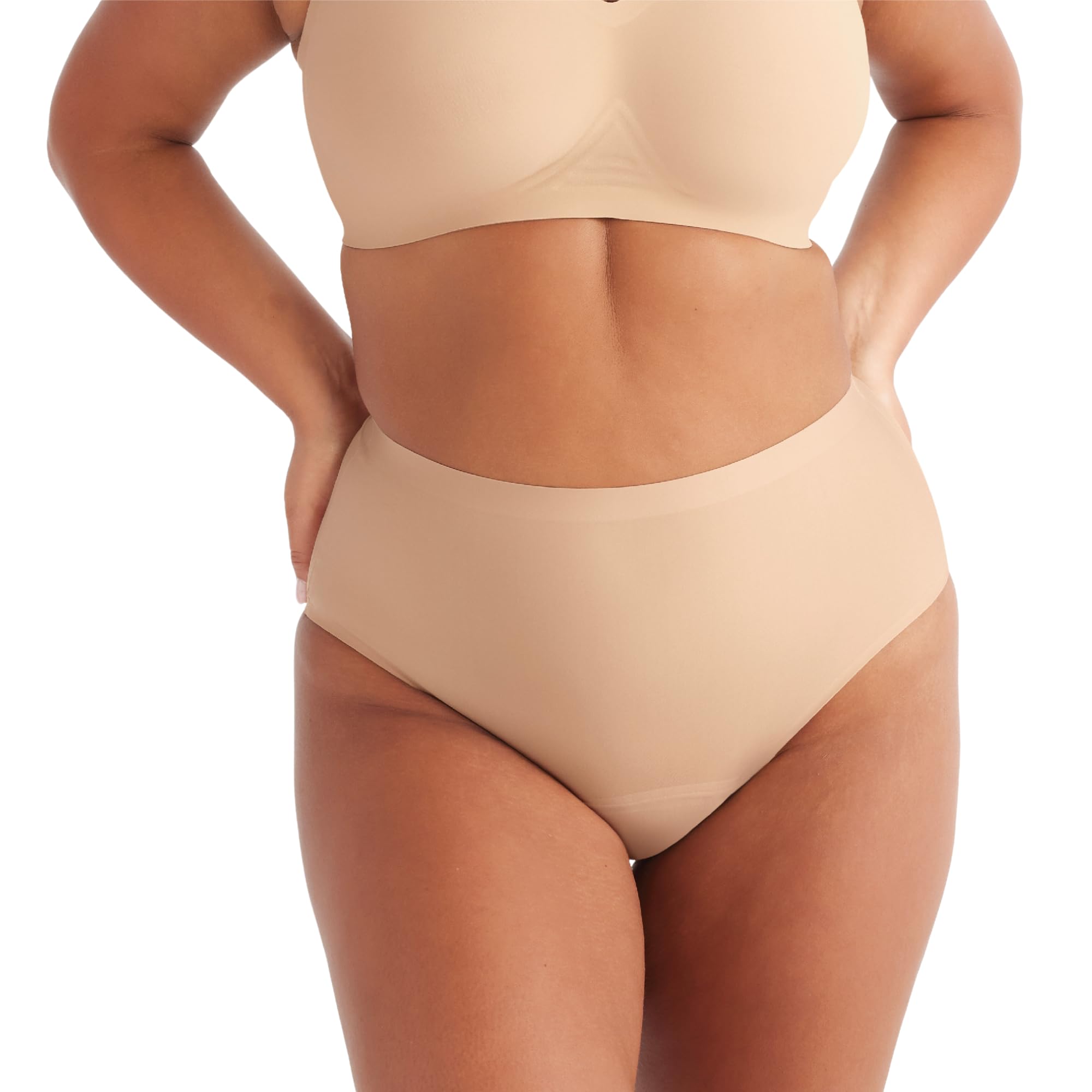 KNIX Zones+ Back Coverage Ultra Leakproof High Rise Underwear, Warm Sand, XXXXL