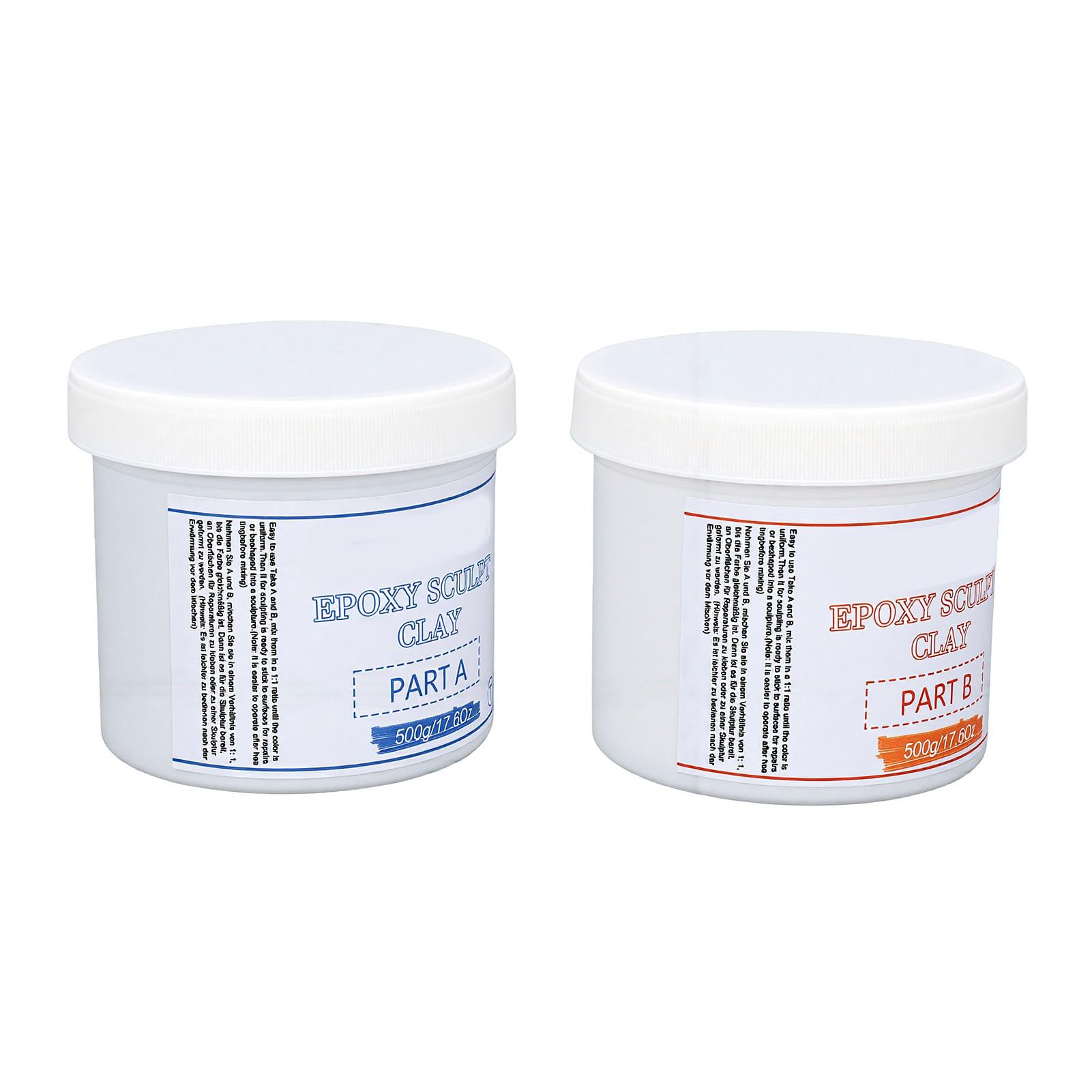 Haofy Glinka Modelarska Epoksydowa 500g A i 500g B Samoutwardzalna