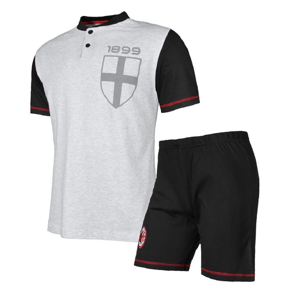 Pigiama Bambino Milan Maglia e Pantaloncini Abbigliamento Calcio PS 25033