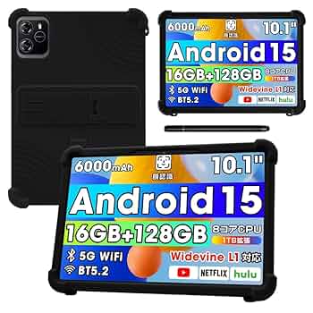 レールガン！WPAWA Androidタブレット 本体 Amazon.co.jp: タブレット 10インチ 【2025高性能モデル 12GB+