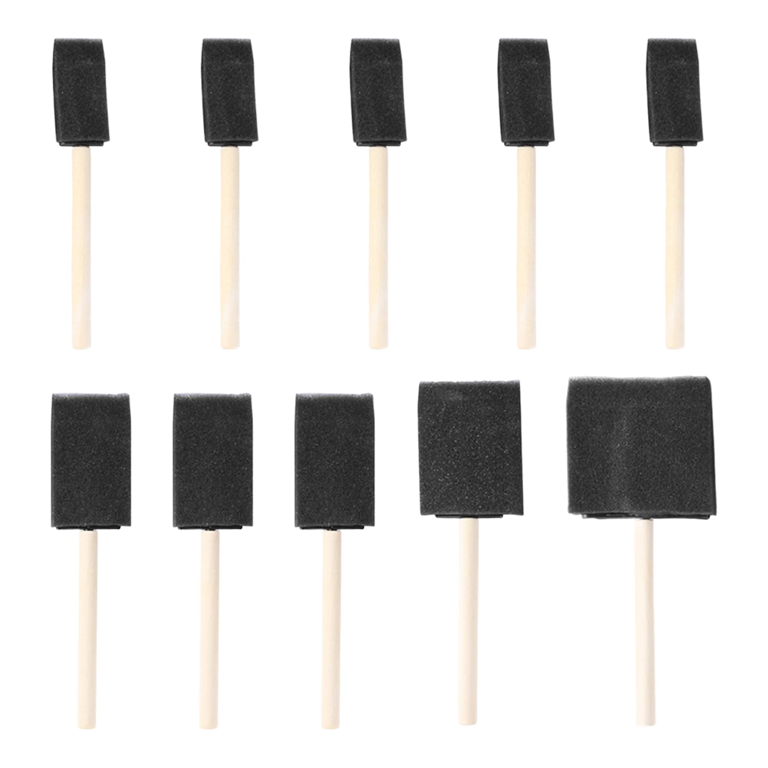 10 Pieces Sponge Brushes, Paint Brushes, Painting Sponge Set, Children's Painting Sponges, Acrylic Sponge Brushes, Brush Model Making